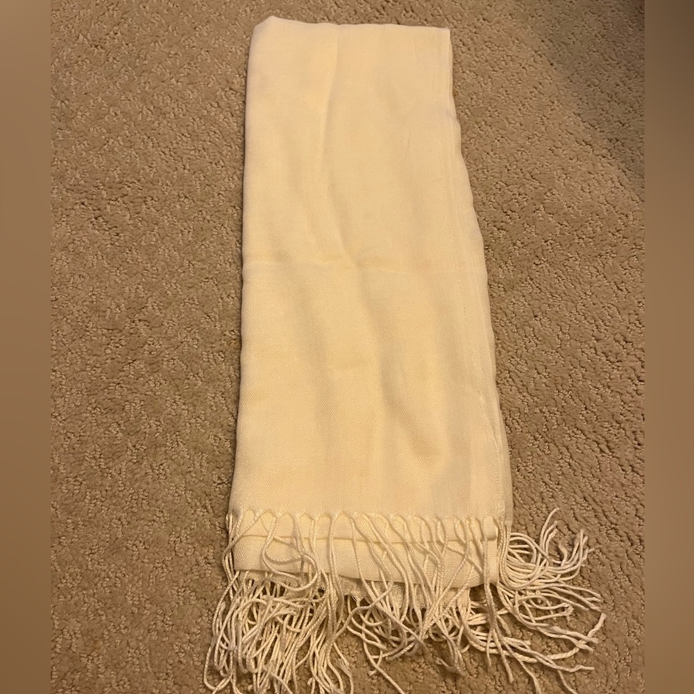 BUNDLE 10 for $10 sheer cream pashmina